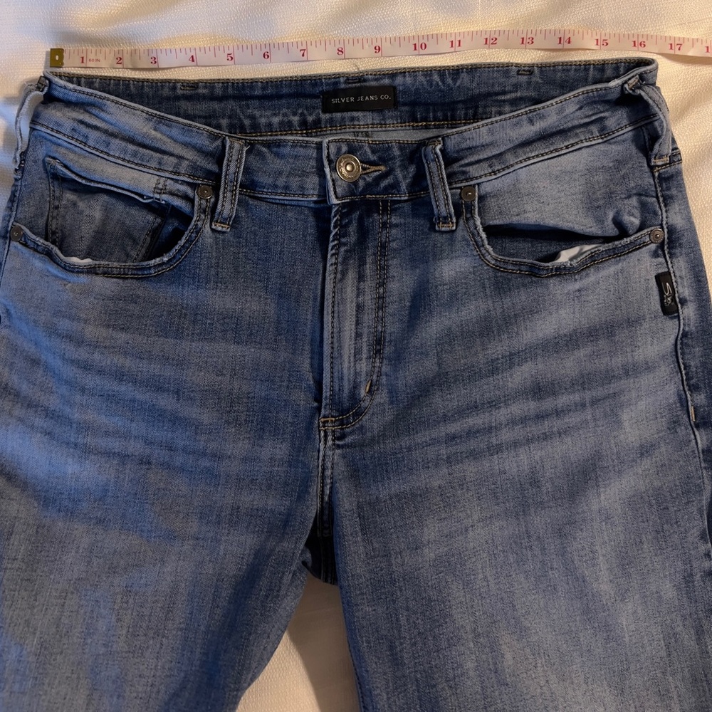Silver Jeans Men's Craig BootCut Blue Jeans Size 34X32 - Picture 5 of 7